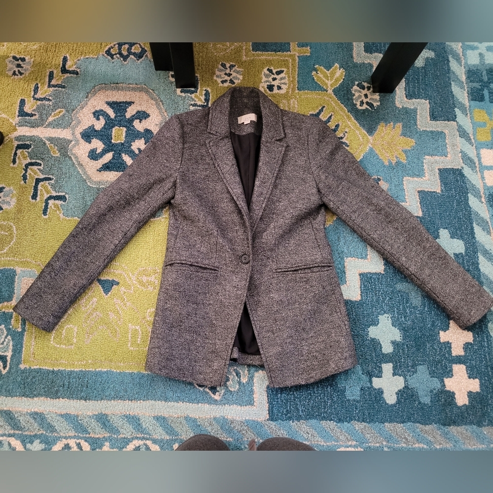 Dark charcoal grey blazer